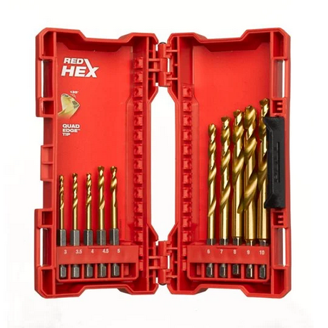 WIERTŁA DO METALU SWAVE HSS-G TIN 10 SZT ZESTAW