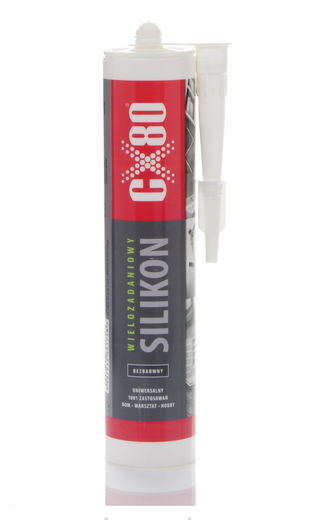 CX80 SILIKON WIELOZAD. W KARTUSZY BEZBARWNY 310ML5
