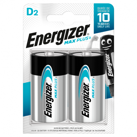 ENERGIZER BATERIA ALKALICZNA R20 D MAX PLUS 2 SZT