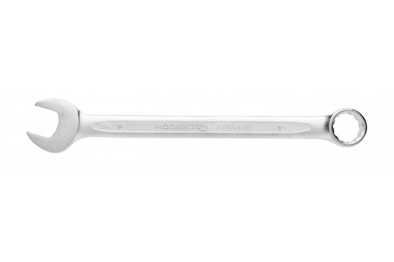 HT1W416 KLUCZ PŁASKO OCZKOWY STAL CRV 16MM DIN3113
