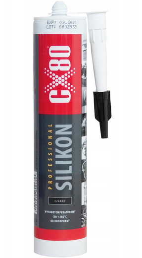 310ML SILIKON PROFESSIONAL CZARNY