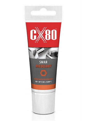 CX80 SMAR MIEDZIANY PRZECIWZAPIECZ. W TUBCE 40G