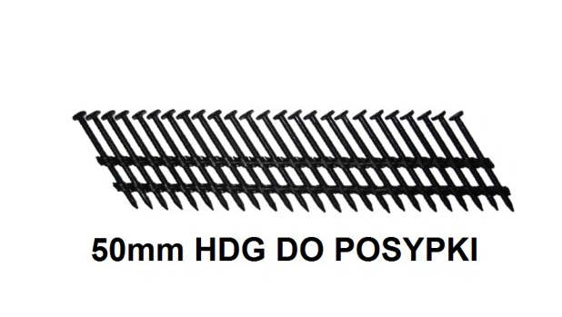GWOŹDZIE 2,8X50 34' DO POSYPKI NA PLASTIKU 1MAG.
