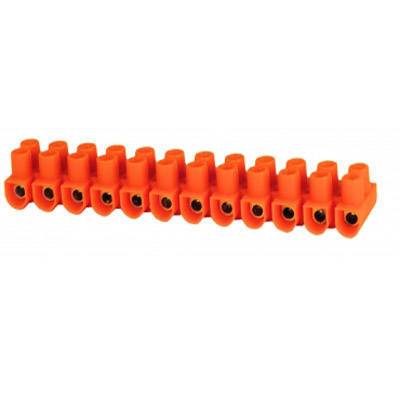 LISTWA ZACISKOWA LTF-10MM2 12 TOROWA POMARAŃCZOWA