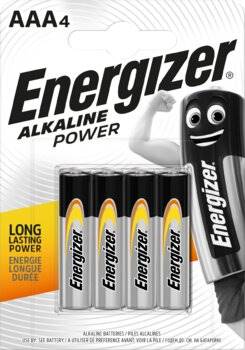 ENERGIZER ALKALINE POWER BATERIA AAA 4 SZTUK