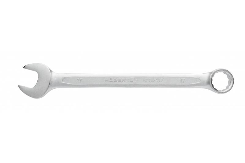 HT1W417 KLUCZ PŁASKO OCZKOWY STAL CRV 17MM DIN3113
