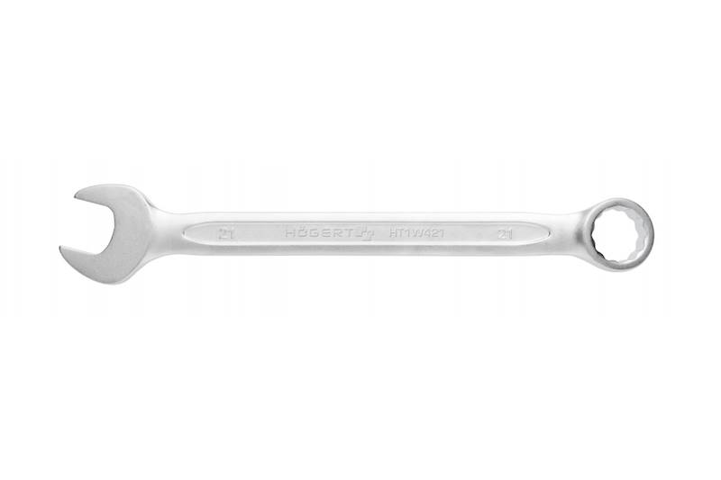 HT1W421 KLUCZ PŁASKO OCZKOWY STAL CRV 21MM DIN3113