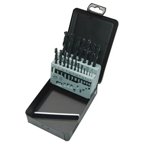 WIERTŁO DO METALU HSSR DIN338 ZESTAW 19SZT