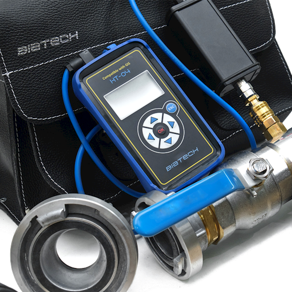 HT-04 Elektroniczne urządzenie do pomiaru ciśnienia i wydajności hydrantów z GPS