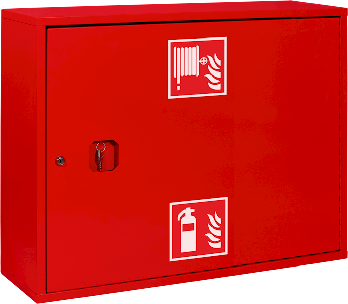 Hydrant wewnętrzny DN25 z miejscem na gaśnicę obok (K) H25-Z-K-20 / H25-W-K-20
