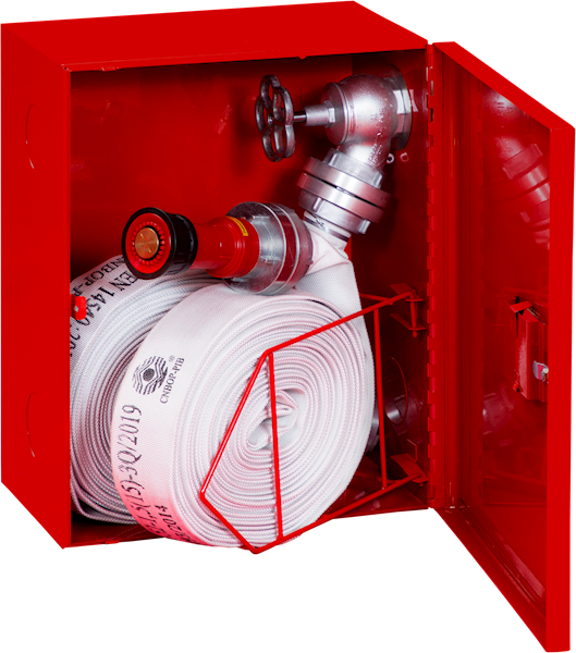 Hydrant wewnętrzny DN52 ECO GŁĘBOKI z koszem, zawieszany, bez miejsca na gaśnicę H52EG-Z-20K
