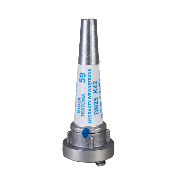 Wzorcowana dysza testowa 10 K42 DN25