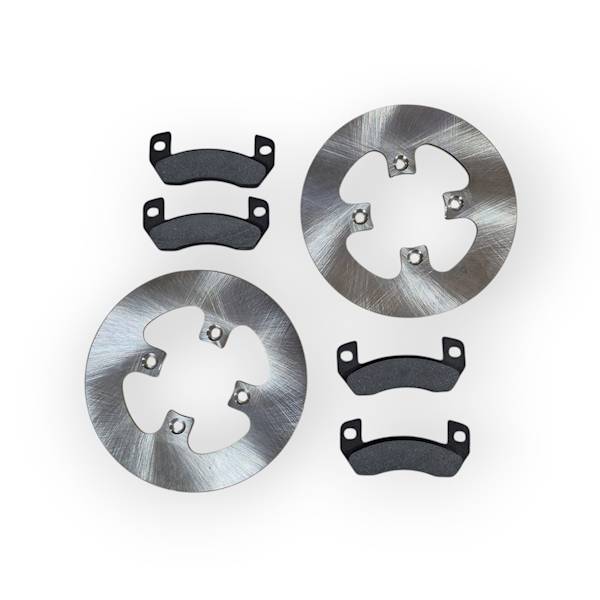 Tarcze na 4 + Klocki Tył Ligier X Too Ambra