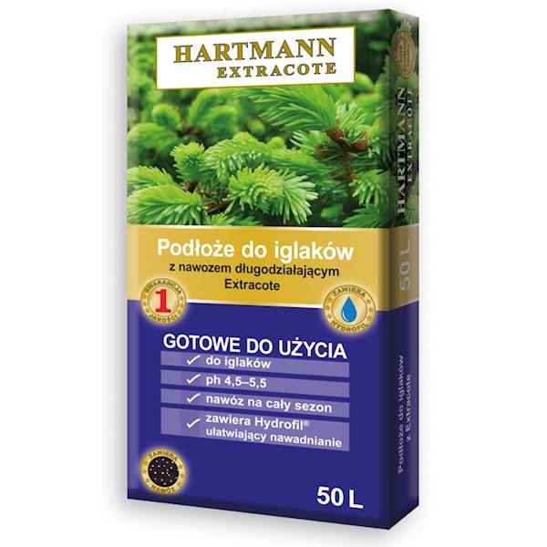 Podłoże Hartmann EXTRACOTE do iglaków 50l