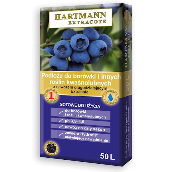 Podłoże Hartmann EXTRACOTE borówka 50l