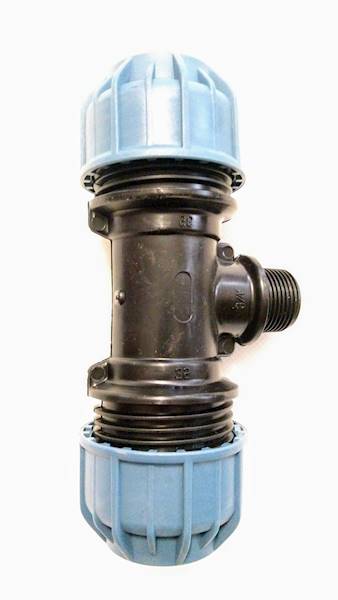 Trójnik GZ 20/ 3/4" niebieski
