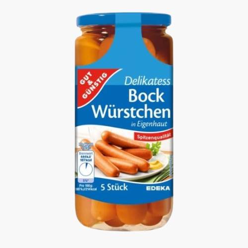 G&G Bock Wurstchen parówki słoik 5szt