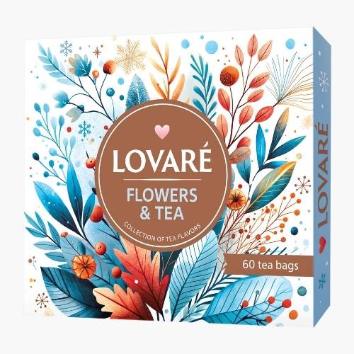 Lovare herbata pudełko 60tb Flowers W25