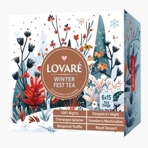 Lovare herbata pudełko 90tb Winter Fest Tea