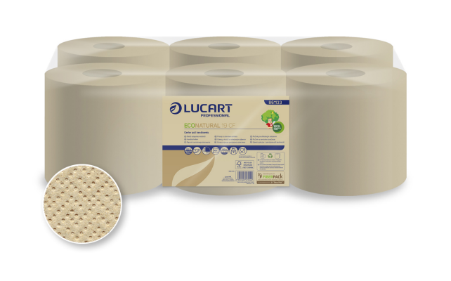 Lucart ręcznik maxi 2w. ECONATURAL Center 100,5 m