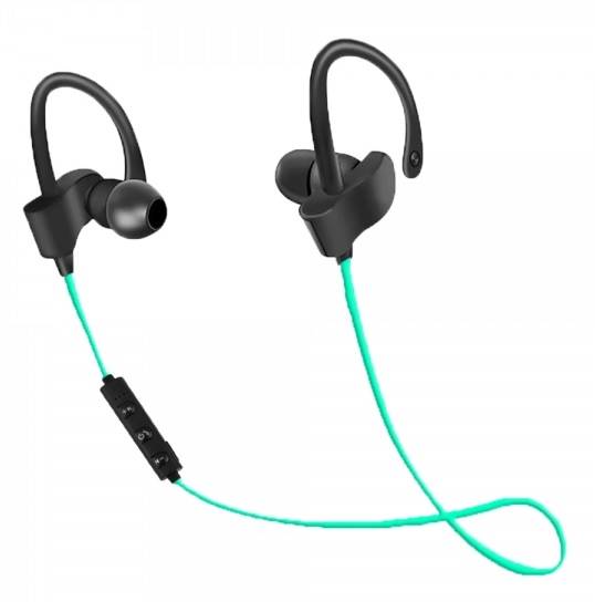 Słuch Esperanza EH 188G czar/ziel Bluetooth sport.