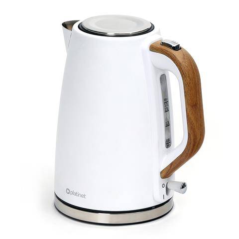 CZAJNIK PLATINET ELEK. KETTLE WOODEN WHITE 45465