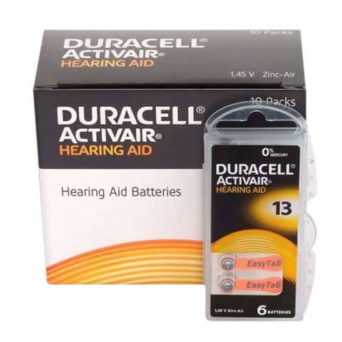 Bateria Duracell  DA 13    8 %VAT 6/60