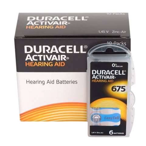 Bateria Duracell  DA 675    8 %VAT 6/60