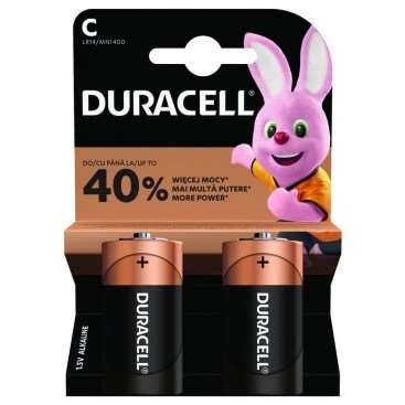 Bateria Duracell LR 14   Basic    2/20