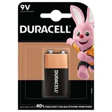 Bateria Duracell LR 9V Basic  6LR61 