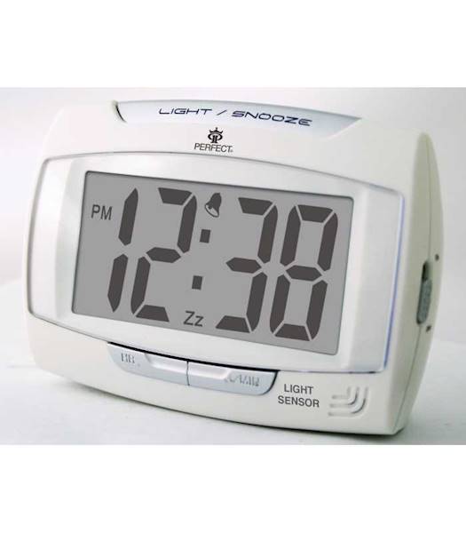 Zeg PF Budzik LS810 BIAŁY ELEKT.WYŚWIET.