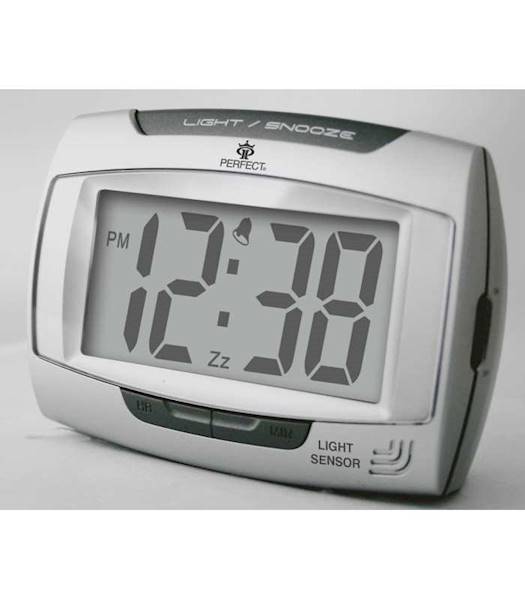Zeg PF Budzik LS810 SREBRNY ELEKT.WYŚWIET.