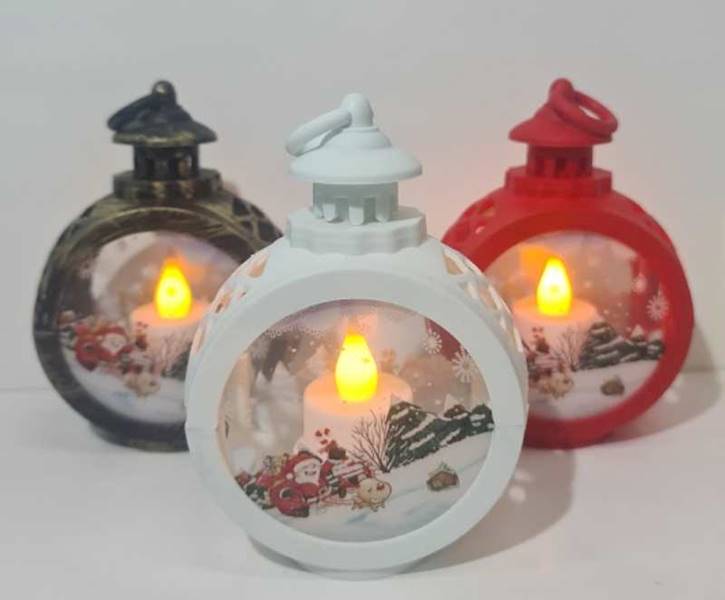 OZDOBY CHOINK. LAMPION AŻUR OKRĄGŁY 12,5/12/CD1200