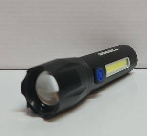 Lat TIROSS 2254  1 led + COB  Zoom Metal akum USB