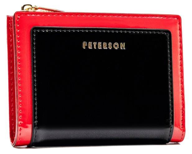 Portfel Damski PETERSON ECO PTN 003-LAK 9512 RED-B