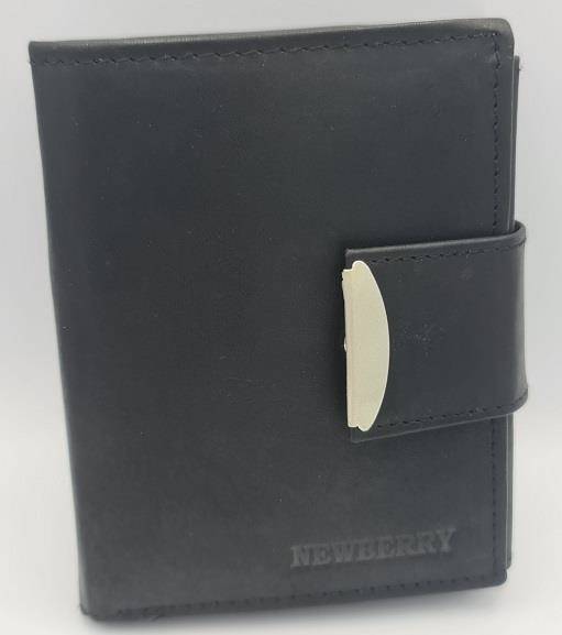 PORTFEL MĘSKI 862 SKÓRZANY CZARNY