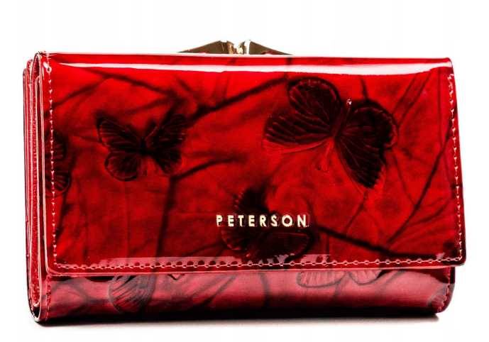Portfel Damski PETERSON PTN 42108 BF 6917 RED
