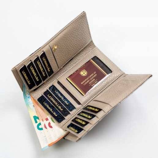 Portfel Damski PETERSON PTN 42108 BF 7006 SILVER