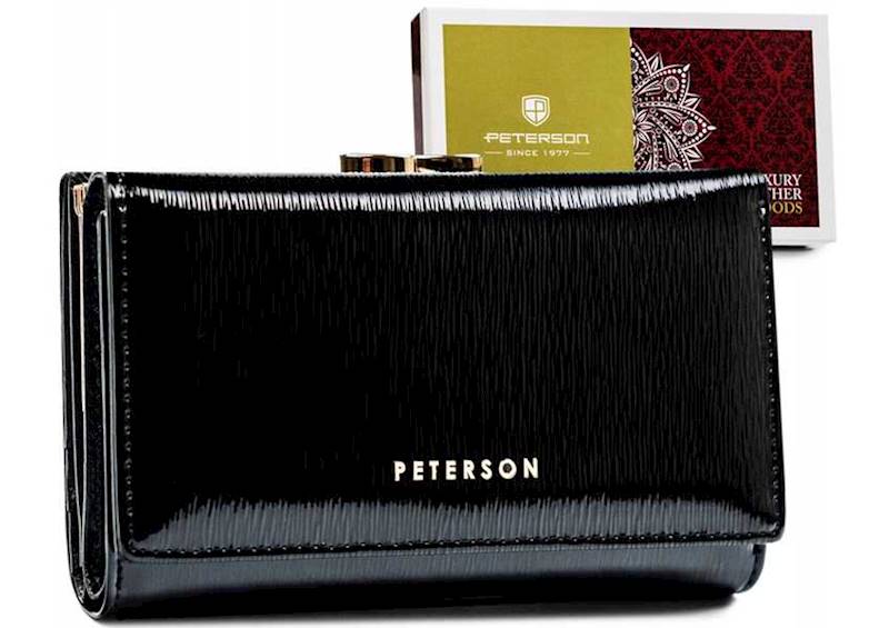 Portfel Damski PETERSON PTN 42108 SH 9831 BLACK