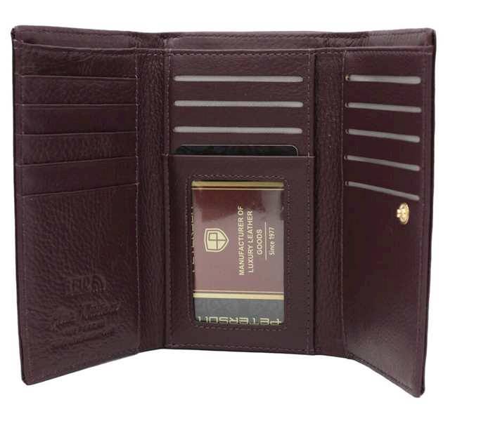 Portfel Damski PETERSON PTN 42108 SH 7518 PURPLE