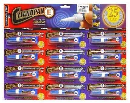 Klej CYJANOPAN Niebieski /12 ELAST.