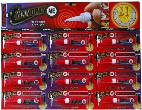 Klej CYJANOPAN Czerwony /12