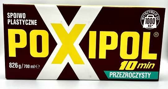 Klej POXIPOL Przezroczysty duży 700ml/826g