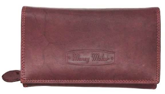 PORTFEL DAMSKI Money Maker 12135B BURGUNDY