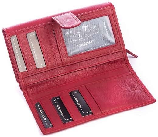 PORTFEL DAMSKI Money Maker 12137B RED