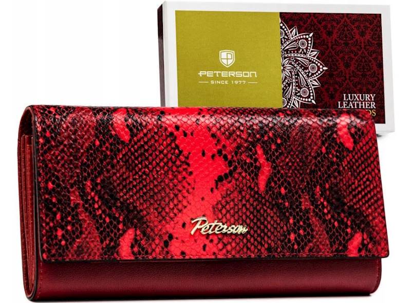 Portfel Damski PETERSON PTN SM 467 0582 RED