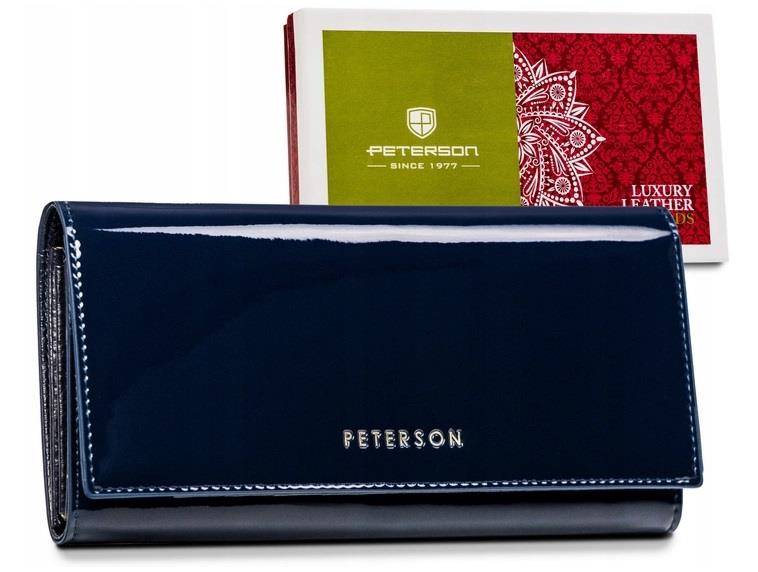 Portfel Damski PETERSON PTN BC 467 2919 NAVY BLUE