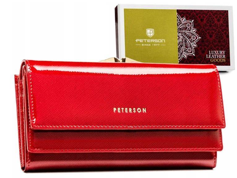 Portfel Damski PETERSON PTN 421028 SAF 7211 RED