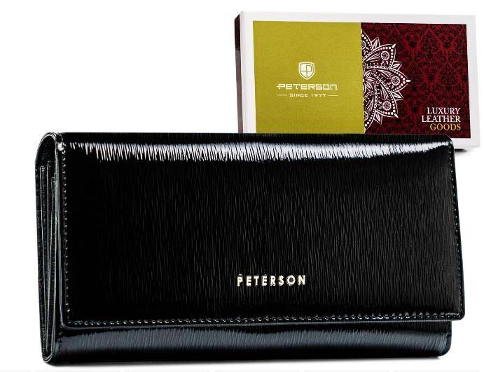 Portfel Damski PETERSON PTN 42122 SH 9855 BLACK