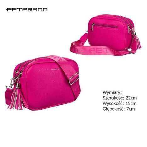 Torebka damska PETERSON PTN 8035 9832 FUCHSIA
